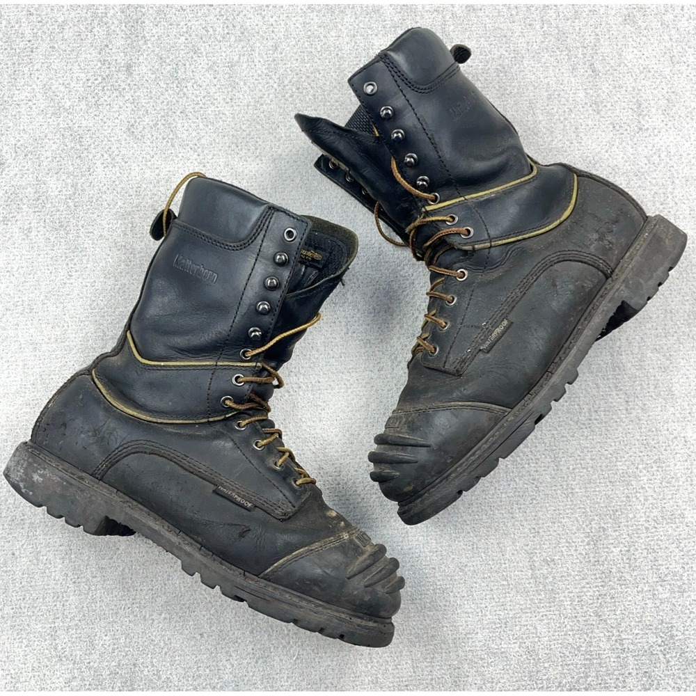 Matterhorn Black Leather Metguard Boots Mining Men's size 9.5W